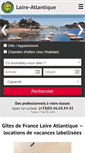 Mobile Screenshot of gites-de-france-loire-atlantique.com
