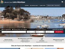 Tablet Screenshot of gites-de-france-loire-atlantique.com